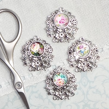 Specialty Assorted Floral Needle Minders