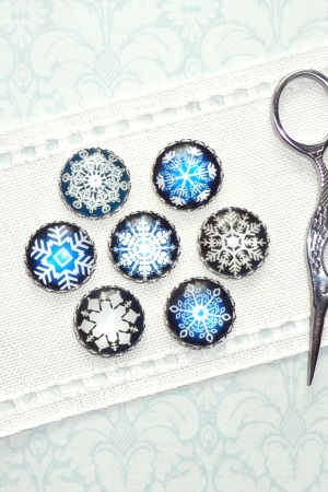 Assorted Snowflakes Needle Minders
