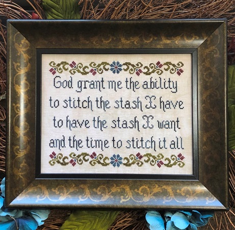 Time to Stitch - A Serenity-Ish Prayer