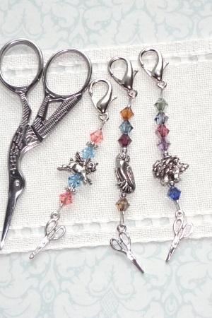 Specialty Bead Fobs - When Pigs Fly, Owl, Hedgehog