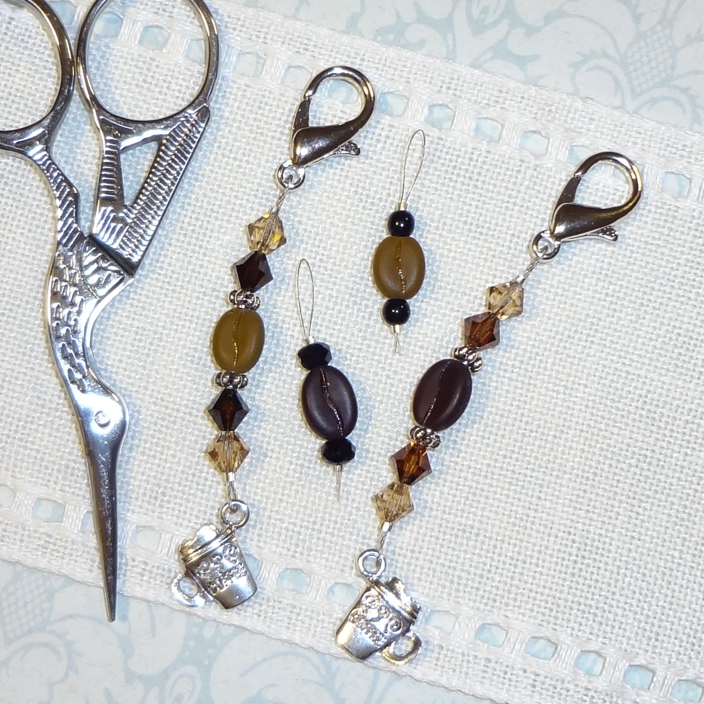 Coffee Mini Fobs and Threaders